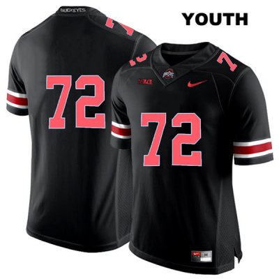 Youth NCAA Ohio State Buckeyes Tommy Togiai #72 College Stitched No Name Authentic Nike Red Number Black Football Jersey LM20X13VS